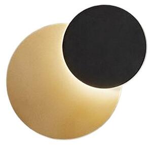 Applique classica perenz drum 8229 or lc 22w led 1877lm metallo oro nero orientabile inclinabile - Perenz