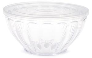 Set 3 insalatiere in polistirene coperchio in plastica diametro cm 29