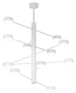 Lampadario moderno top light octopus 1227 12 gx53 led orientabile metallo - Top Light