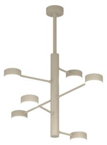 Lampadario moderno top light octopus 1227 6 gx53 led orientabile metallo - Top Light
