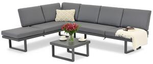 Set di mobili da giardino Garden Point 4in1 Asti antracite