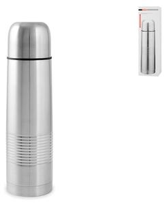 Termos rigato Inoxtherm in acciaio inox con tappo salvagoccia lt 0,75