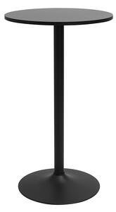 Tavolo alto design rotondo nero D60 cm CALISTA