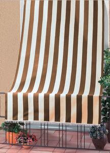 Tenda da sole a caduta per balconi in poliestere 140x250 cm - Bianco e verde
