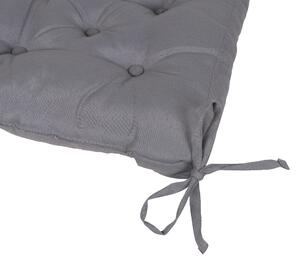 Cuscino per sedia grigio 40 x 40 x Sp 6 cm
