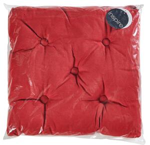 Cuscino per sedia rosso 40 x 40 x Sp 5 cm