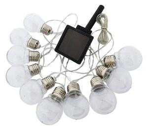 Catena LED solare 10xLED/1,2V 2m 300 mAh IP44 bianco caldo