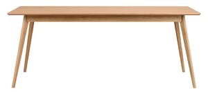 Tavolo da pranzo pieghevole con piano in legno di frassino 190x90 cm Yumi - Rowico