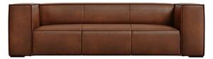 Divano in pelle marrone cognac 227 cm Madame - Windsor & Co Sofas