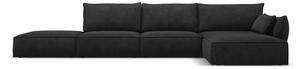 Divano angolare grigio scuro (angolo destro) Vanda - Mazzini Sofas