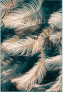 Tappeto in lana color petrolio 200x300 cm Areca - Agnella