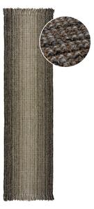 Passatoia grigia in misto iuta reversibile/tessuta a mano 60x230 cm – Flair Rugs