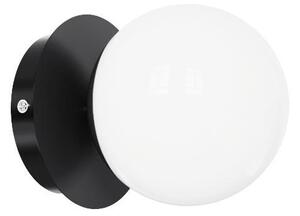 Brilagi - Applique da bagno LED BALL, 6W, 230V, 3000/4000/6500K (temperatura colore selezionabile), IP44, nero