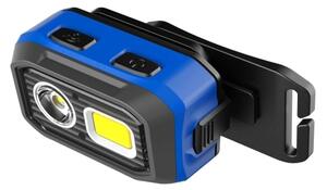 Viking - Lampada frontale a LED ricaricabile dimmerabile con sensore LED/5V IPX4 400 lm 3xAAA/1000 mAh