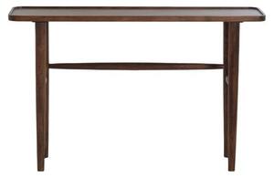 Consolle in acacia massiccia marrone 30x120 cm Qiano - Light & Living