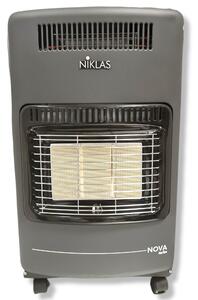 Stufa ibrida gas infrarossi con termoventilatore elettrico 4200W + 1600W Nova Turbo Niklas
