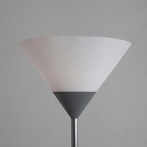 Lampada da terra Metal grigio, in metallo, H 179 cm, E27 MAX60W