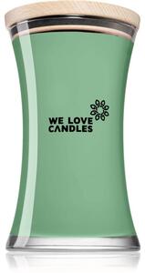 We Love Candles Basic Fresh Grass candela profumata con stoppino in legno 700 g