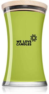 We Love Candles Basic Jasmine Green Tea candela profumata con stoppino in legno 700 g