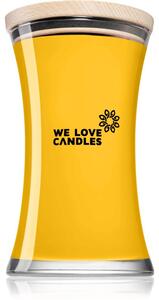 We Love Candles Basic Melon & Honey candela profumata con stoppino in legno 700 g