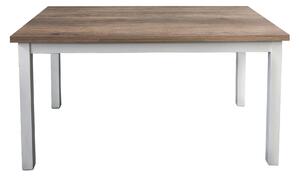 BLAKE - tavolo da pranzo moderno allungabile in metallo e legno 80x130/170/210