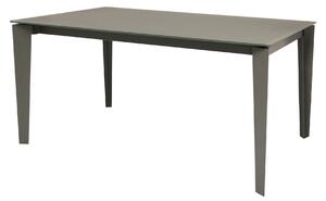BENJAMIN - tavolo da pranzo moderno allungabile in metallo e vetro 90x160/210/260