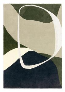 Tappeto in lana verde tessuto a mano 160x230 cm Matrix - Asiatic Carpets