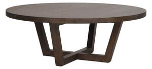 Tavolino rotondo in rovere marrone scuro ø 110 cm Boxford - Rowico