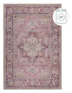 Tappeto lavabile rosso chiaro con fibre riciclate 120x170 cm Windsor - Flair Rugs