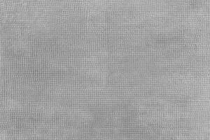 Tappeto antiscivolo rettangolare Fluffy in poliestere grigio 80 x 50 cm