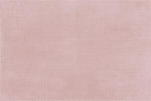 Tappeto antiscivolo rettangolare Fluffy in poliestere rosa 80 x 50 cm