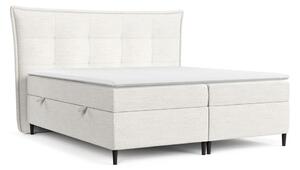 Letto boxspring crema con contenitore 180x200 cm Sinai - Maison de Rêve