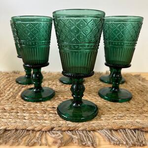 Set 6 bicchieri TEODORO by Preziosa Home - Verde