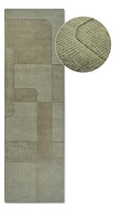 Passatoia verde in lana tessuta a mano 80x250 cm Charlotte - Villeroy&Boch