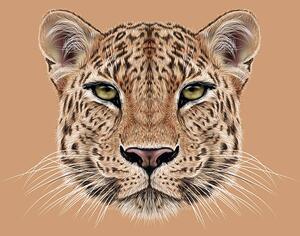 Fotografia Illustrative Portrait of Leopard, ant_art