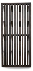 Pannello appendiabiti marrone scuro in rovere massiccio 46x100x8 cm Parco – Spinder Design