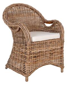 Set di sedie da giardino in rattan di colore naturale 2 pz Larisa - House Nordic