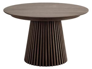Tavolo da pranzo rotondo allungabile con piano effetto rovere ø 120 cm Osaka - House Nordic