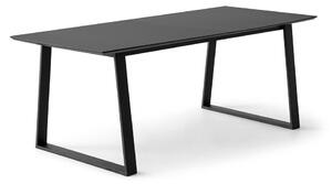 Tavolo da pranzo pieghevole nero con piano nero 100x210 cm Meza - Hammel Furniture