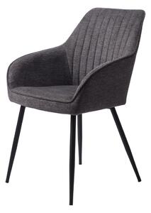 Sedia da pranzo grigio scuro Nolan - Unique Furniture