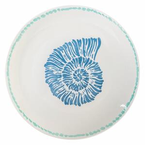 Servizio piatti da tavola in porcellana decorata 18 pezzi Cote D'azur