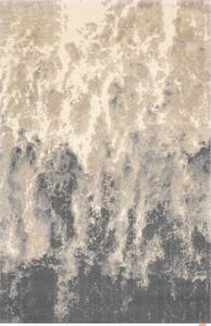 Tappeto in lana grigio-beige 133x190 cm Niagara graphite - Agnella