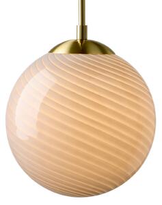 Lampada a sospensione Halo Design, CANDY BALL, dimmerabile, Grigio, Soggiorno, Vetro, Design