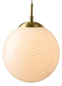 Lampada a sospensione Halo Design, CANDY BALL, dimmerabile, Bianco, Soggiorno, Vetro, Design