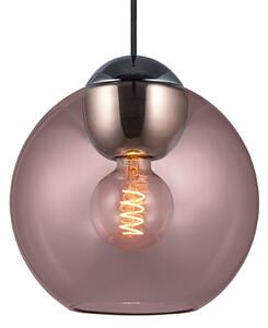 Lampada a sospensione Halo Design, BUBBLES, dimmerabile, Rosa / Rosé, Soggiorno, Vetro, Design