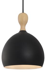 Lampada a sospensione Halo Design, Dueodde, dimmerabile, Nero, Soggiorno, Metallo, Scandinavo
