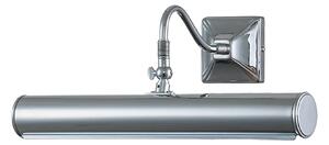 Applique Classica Picture Light Acciaio Cromo Lucido 2 Luci E14