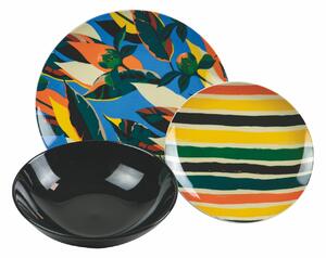 Servizio piatti da tavola in porcellana 18 pezzi Guarana