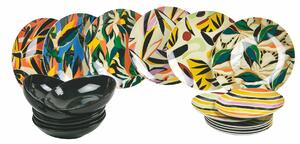 Servizio piatti da tavola in porcellana 18 pezzi Guarana