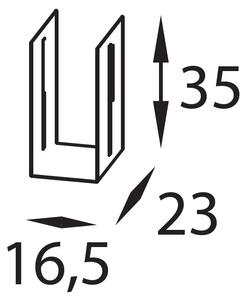 Pezzani Libreria da parete orizzontale di design moderno Libra Acciaio Inox Bianco Librerie da Parete